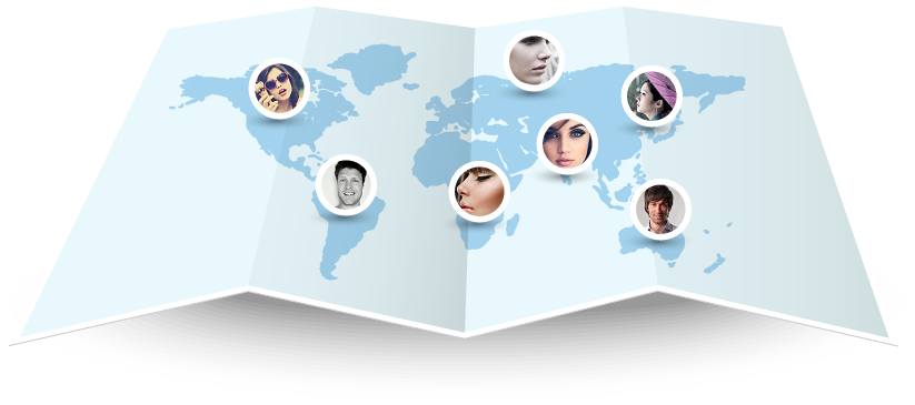 Map Find awesome people like you